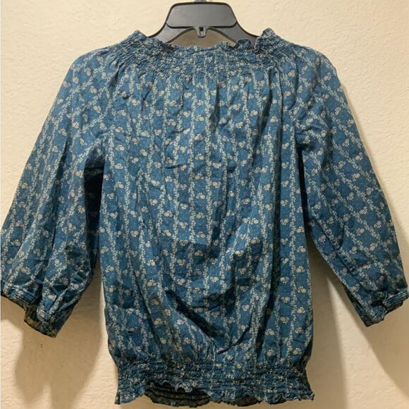 RALPH LAUREN JEANS CO. RALPH LAUREN DENIM 100% COTTON RUSTY BLUE TOP SIZE XL - Picture 2 of 4